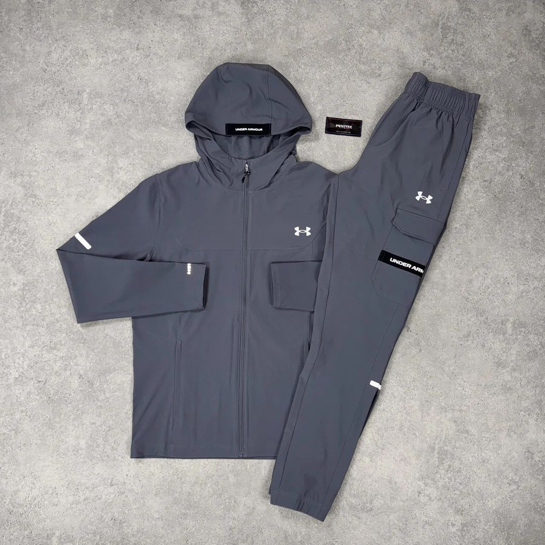 Tracksuit Under - Grey with white logo